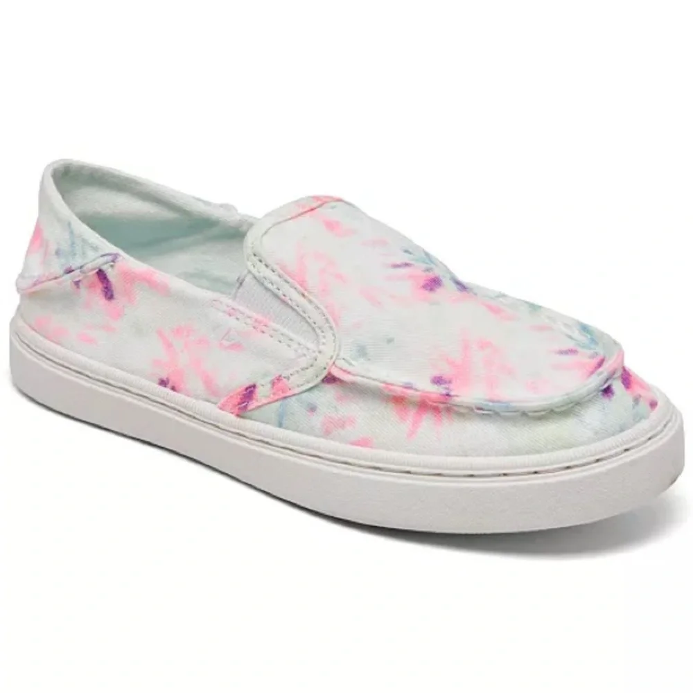Sperry Girls Salty Jr Tie-Dye Washable Slip-On Sneakers-US Size 4M